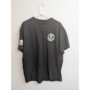 Men's Allegiance T-Shirt XL Black Graphic Tee military flag 2nd